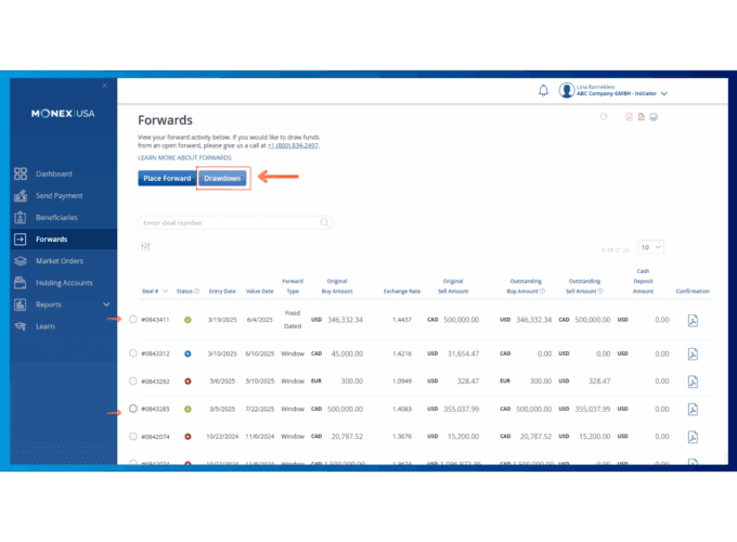 Embedded FX and payments solutions